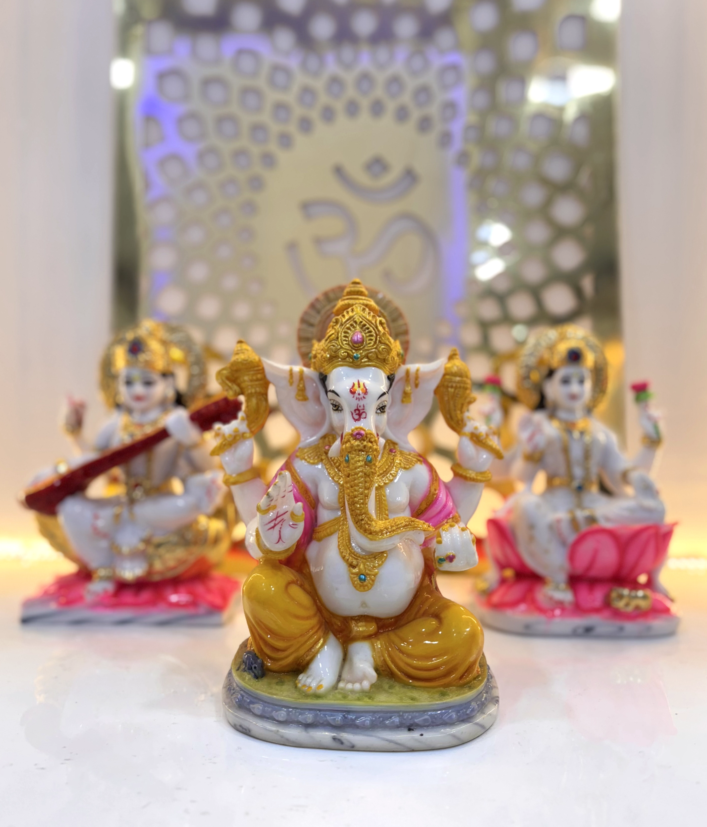 Jain Tirthankar sculpture with detailed craftsmanship